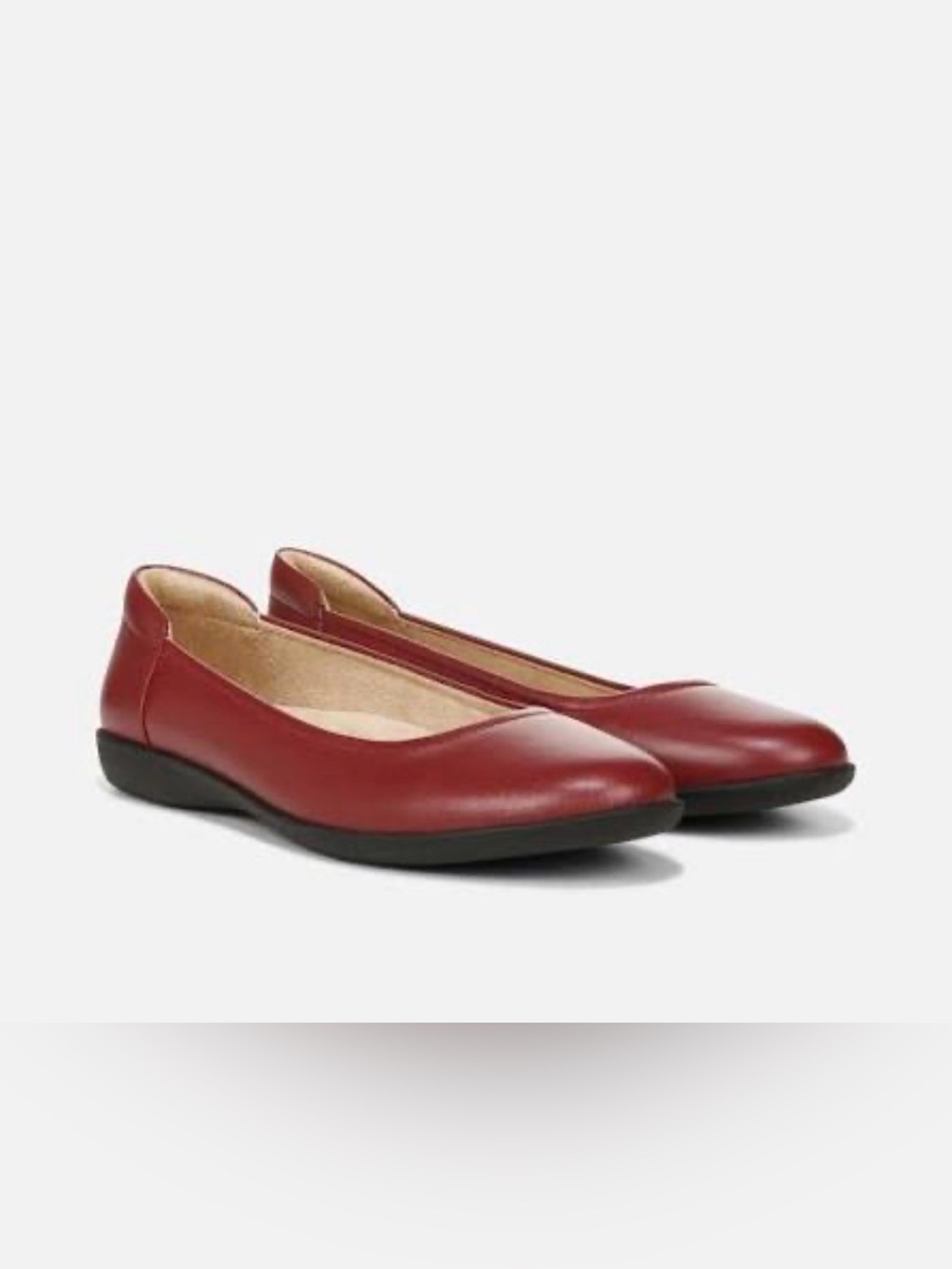 Naturalizer Red Flexy Flats, size 7.5